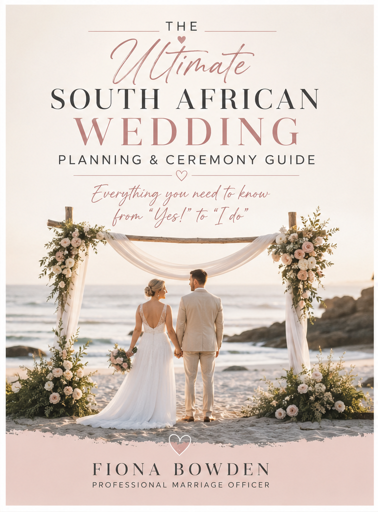South African wedding planning guide book cover